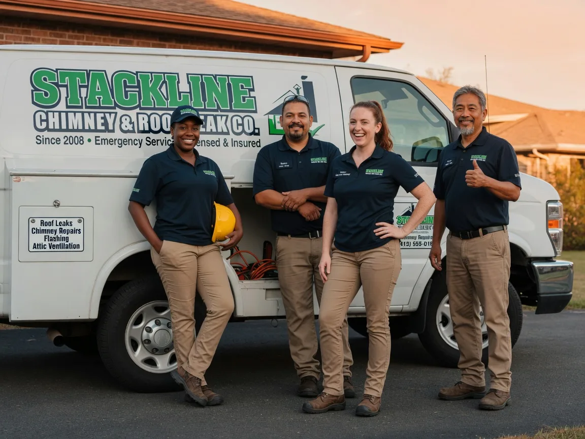 Chimney flashing repair company in Roxie, MS